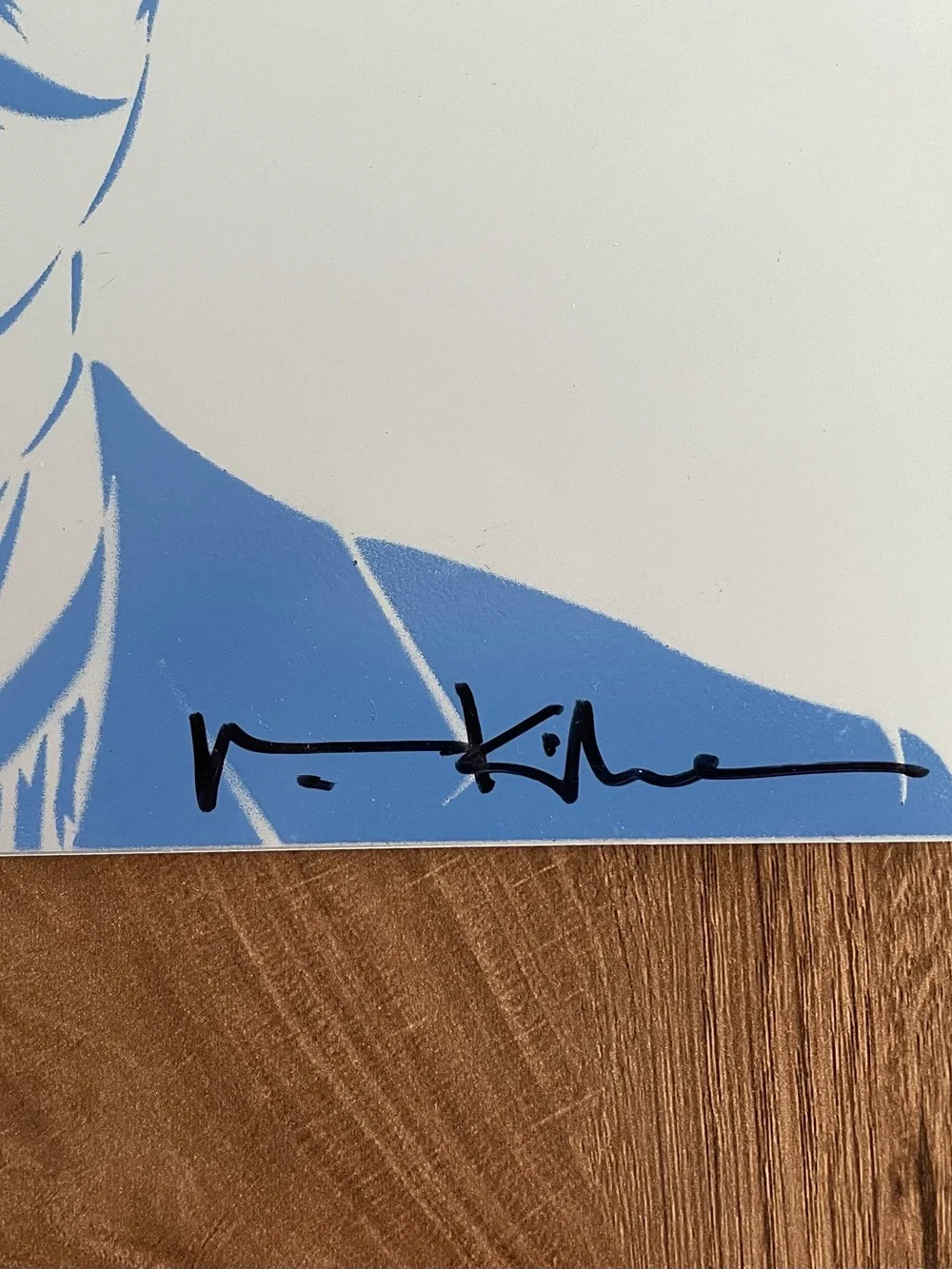 Original VAL KILMER I'm Your Huckleberry POP DOC Painted on Metal Wall Art Blue